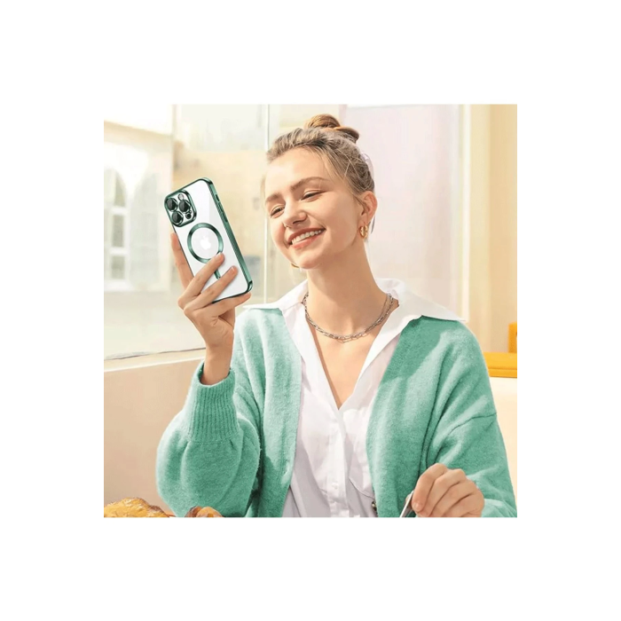 BFS  iPhone 16 Pro Max Kılıf Kross Magneticsafe Kapak - Gümüş