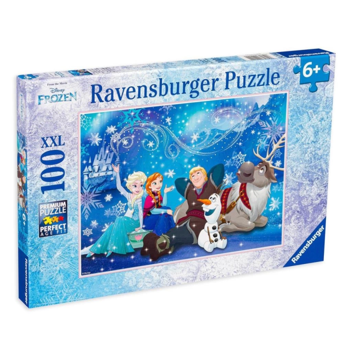 BFS   109111 Frozen II Ice Magic 100 parça XXL Ravensburger Puzzle