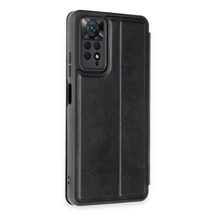 BFS  Xiaomi Redmi Note 12 Pro 4G Kılıf Flip Cover - Siyah