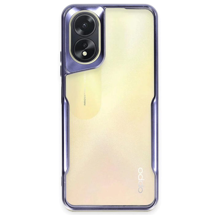 BFS  Oppo A38 Kılıf Boyi Silikon Kapak - Lacivert