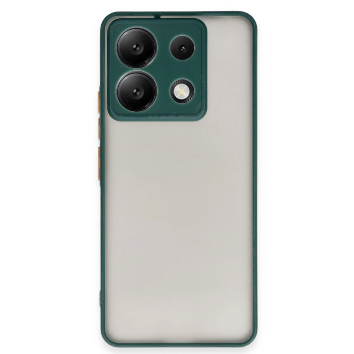 BFS  Xiaomi Redmi Note 13 5G Kılıf Montreal Silikon Kapak - Yeşil