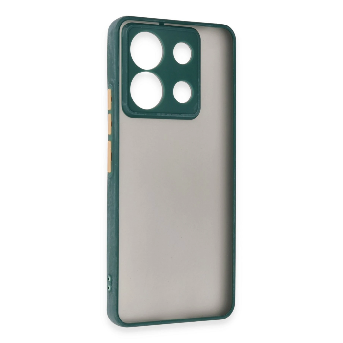 BFS  Xiaomi Redmi Note 13 5G Kılıf Montreal Silikon Kapak - Yeşil