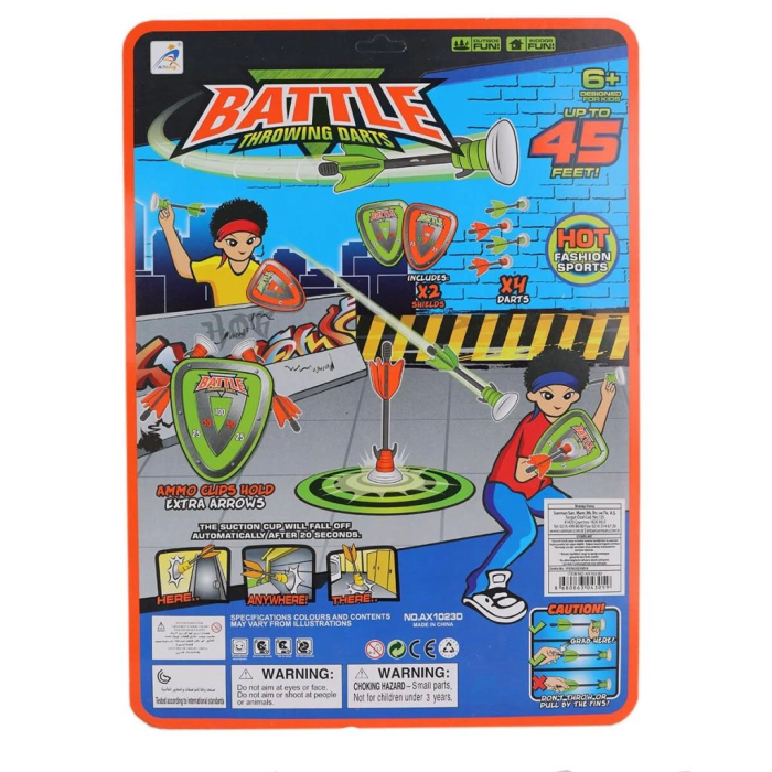 BFS  4305 SUN-YFN-DART-BATTLE THROWİNG 2 HEDEFLİ 4 OKLU DART