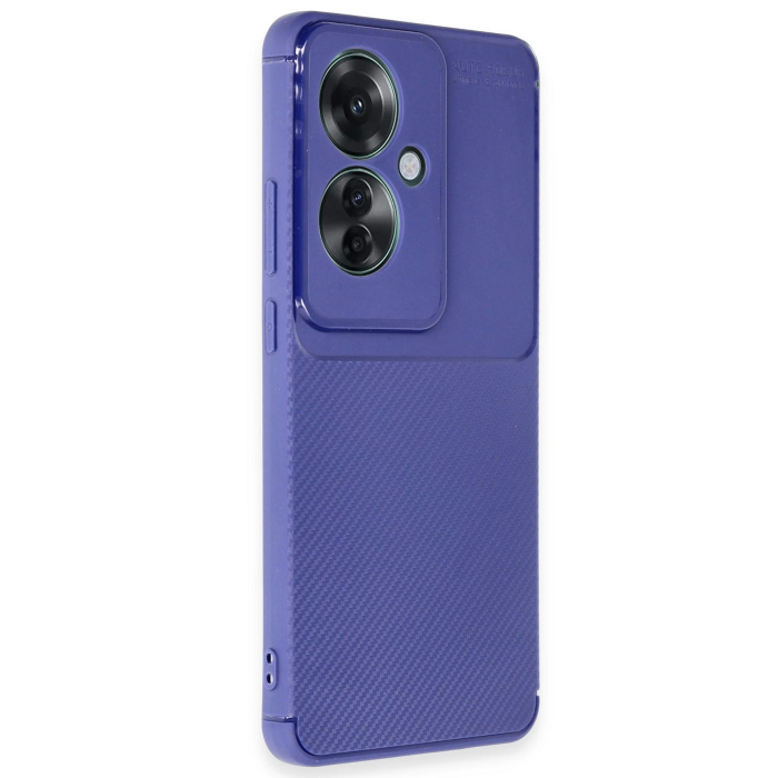 BFS  Oppo Reno 11F Kılıf Auto Focus Karbon Kapak - Lacivert