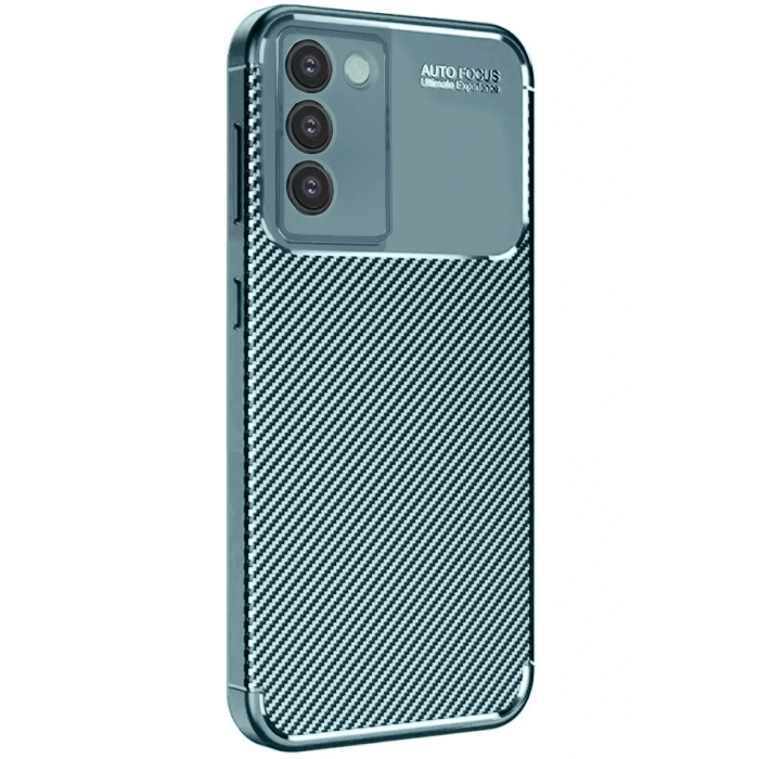 BFS  Vivo V30 Lite 4G Kılıf Auto Focus Karbon Kapak - Koyu Yeşil