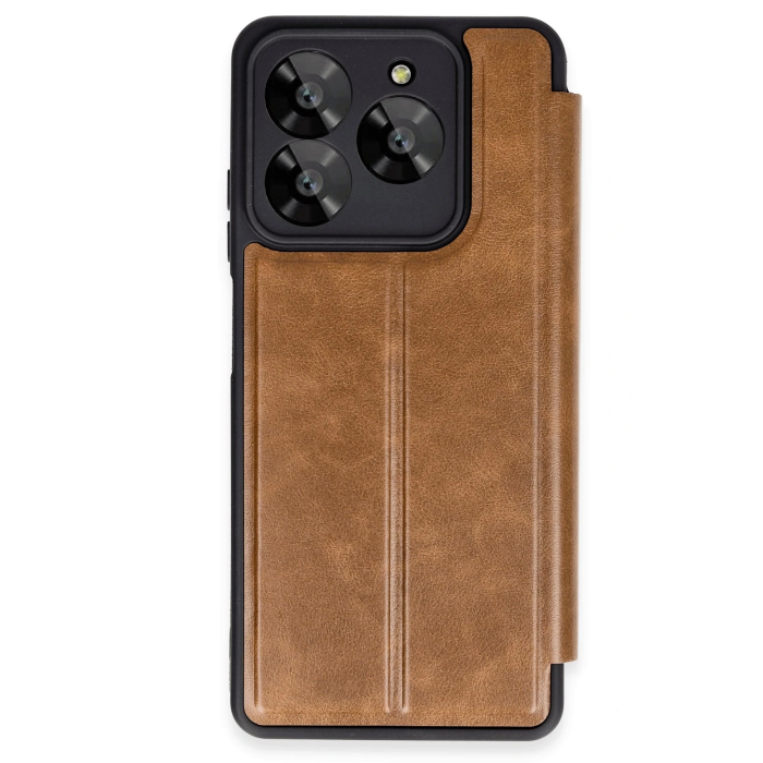 BFS  General Mobile Era 50 Kılıf Flip Cover - Taba