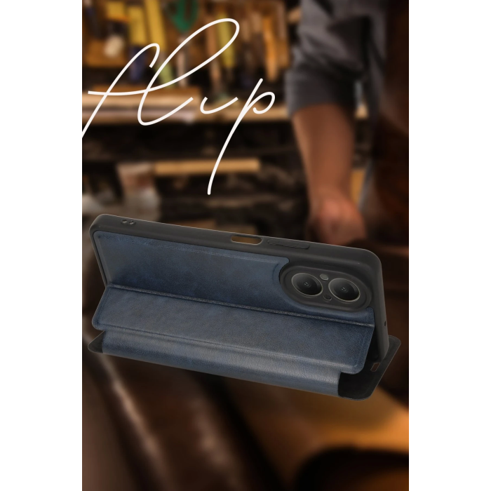 BFS  Realme 12 Lite Kılıf Flip Cover - Kırmızı