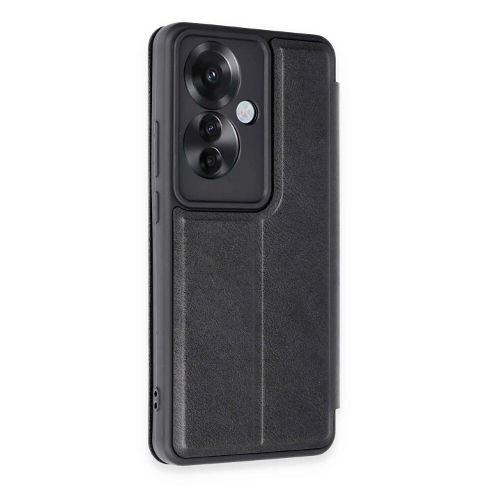 BFS  Oppo Reno 11F Kılıf Flip Cover - Siyah
