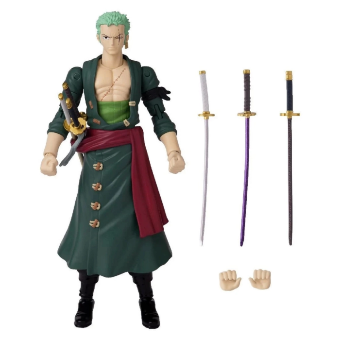 BFS   Bandai Zoro Roronoa Poz Verilebilir Figür 36932
