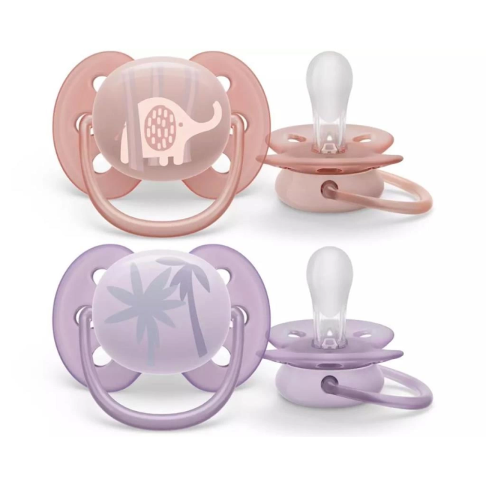 BFS   Philips Avent Ultra Yumuşak Emzik 0-6 Ay Kız