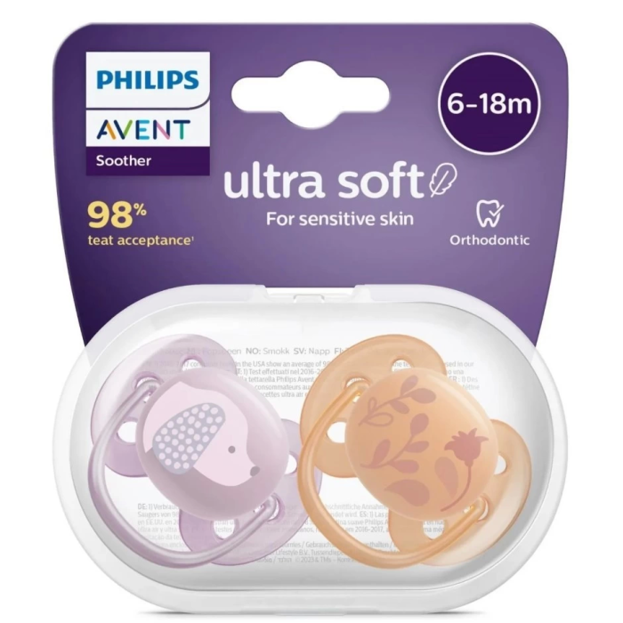 BFS   Philips Avent Ultra Yumuşak Emzik 6-18 Ay Kız