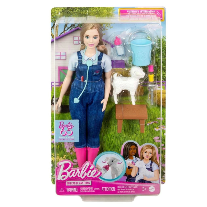 BFS   HRG42 Barbie 65. Yıl Deluxe Kariyer Bebekleri - Veteriner