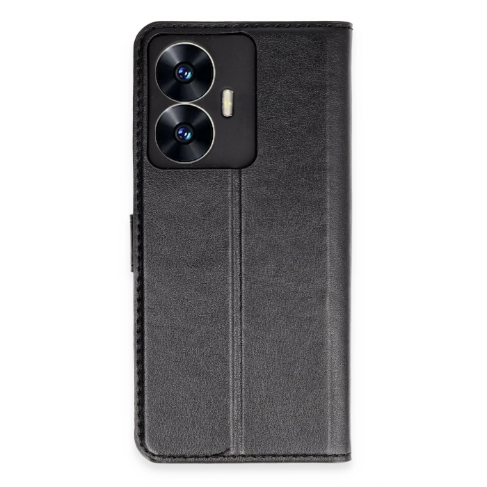 BFS  Realme C55 Kılıf Trend S Plus Kapaklı Kılıf - Siyah