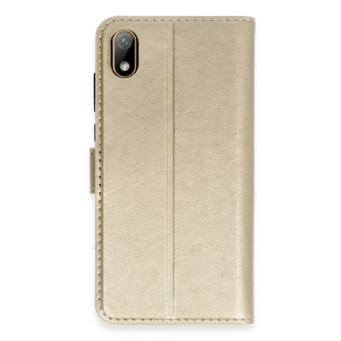 BFS  Huawei Y5 2019 Kılıf Trend S Plus Kapaklı Kılıf - Gold