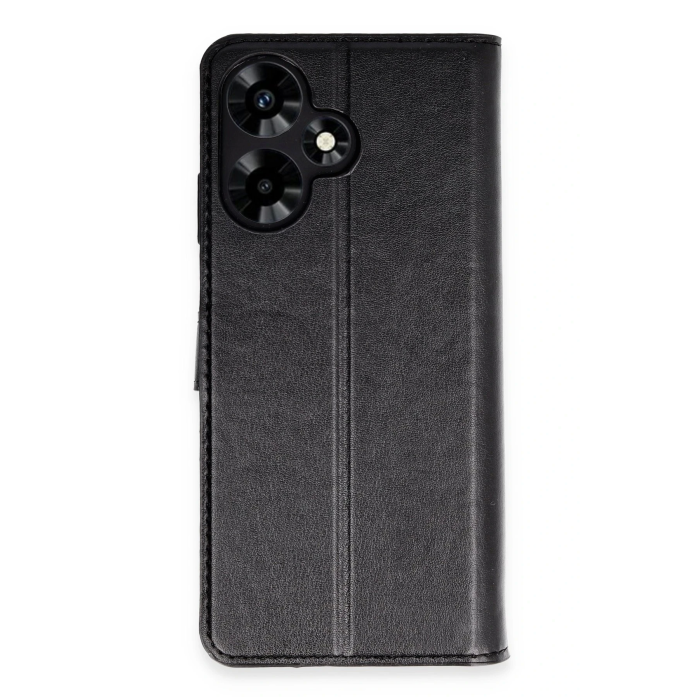 BFS  İnfinix Hot 30 4G Kılıf Trend S Plus Kapaklı Kılıf - Siyah