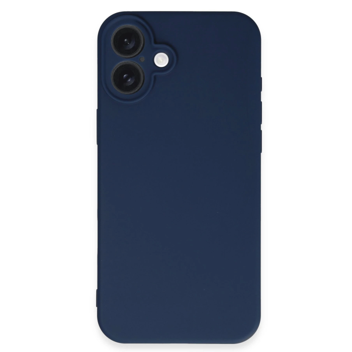 BFS  iPhone 16 Kılıf First Silikon - Lacivert