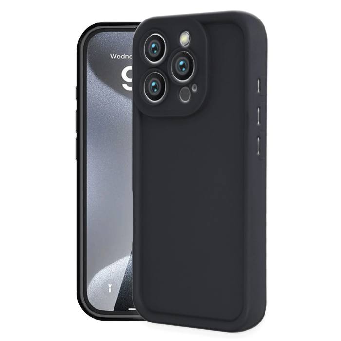 BFS  iPhone 16 Pro Kılıf Viera Silikon - Siyah