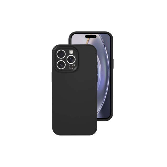 BFS  iPhone 16 Pro Kılıf Nano içi Kadife Silikon - Siyah