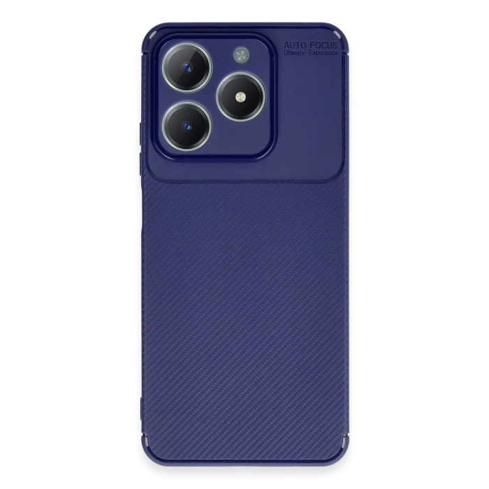 BFS  Realme C61 Kılıf Auto Focus Karbon Kapak - Lacivert