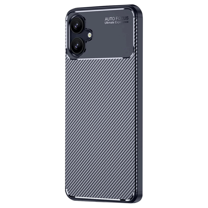 BFS  Samsung Galaxy A06 Kılıf Auto Focus Karbon Kapak - Lacivert