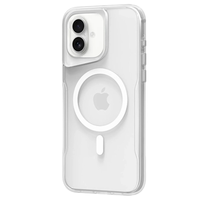 BFS  iPhone 16 Plus Kılıf PC Poso Magsafe Kapak - Şeffaf
