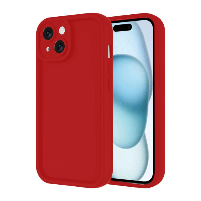 BFS  iPhone 14 Kılıf Viera Silikon - Kırmızı