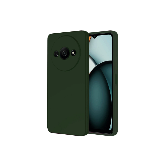 BFS  Realme C61 Kılıf First Silikon - Koyu Yeşil