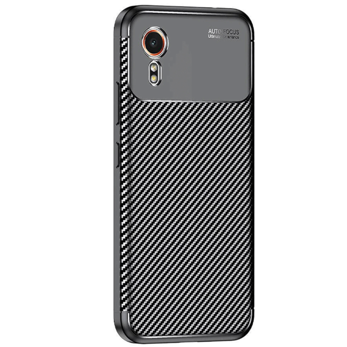 BFS  Samsung Galaxy XCover 7 Kılıf Auto Focus Karbon Kapak - Siyah