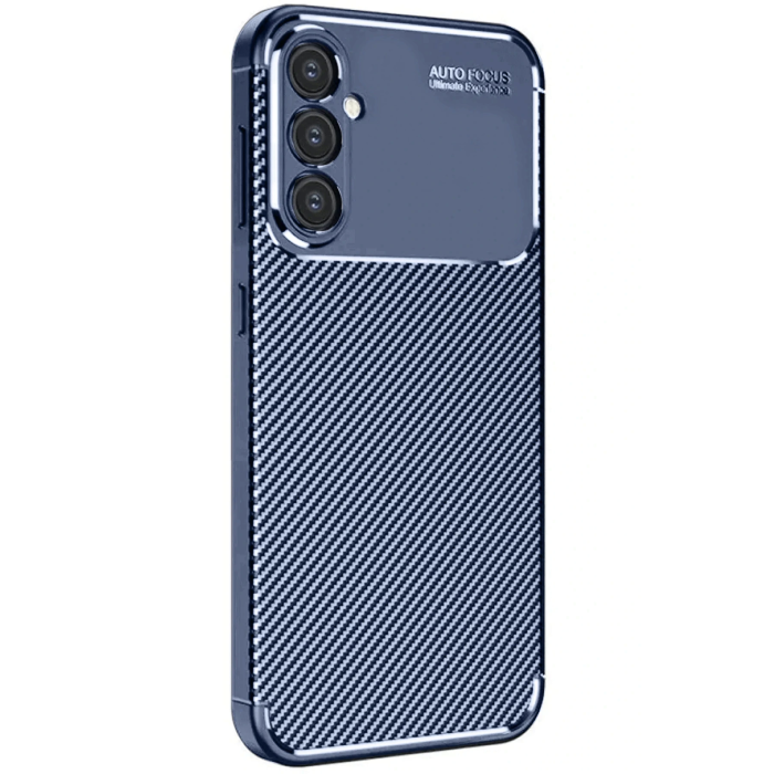 BFS  Samsung Galaxy A16 5G Kılıf Auto Focus Karbon Kapak - Lacivert