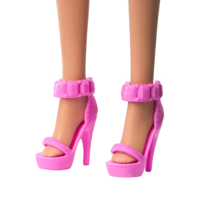 BFS   Barbie 65.Yıl Özel Pembe Elbiseli Bebek
