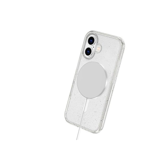 BFS  iPhone 16 Plus Kılıf Glow Magsafe Kapak - Turuncu