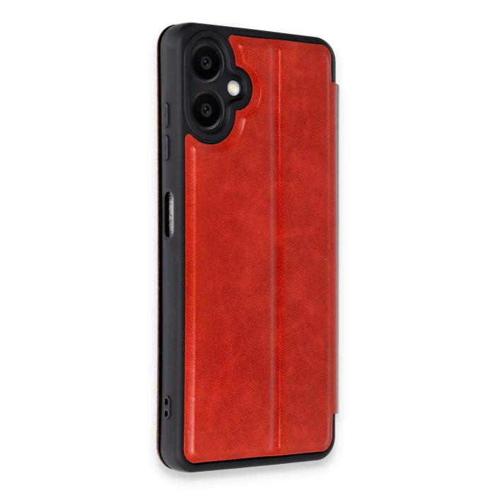 BFS  Samsung Galaxy A06 Kılıf Flip Cover - Kırmızı