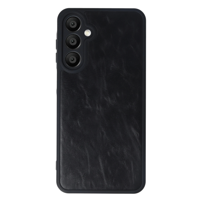 BFS  Samsung Galaxy A16 5G Kılıf Aras Deri Kapak - Siyah