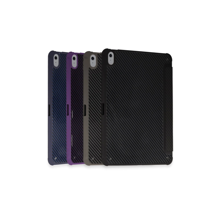 BFS  iPad Pro 13 (2024) Kılıf Color Karbon Tablet Kılıfı - Siyah