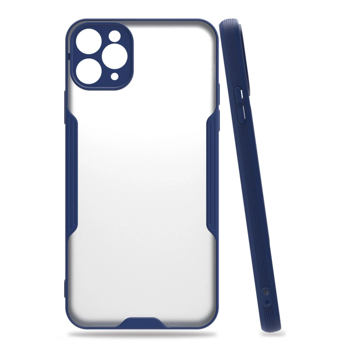 BFS  iPhone 11 Pro Max Kılıf Platin Silikon - Lacivert
