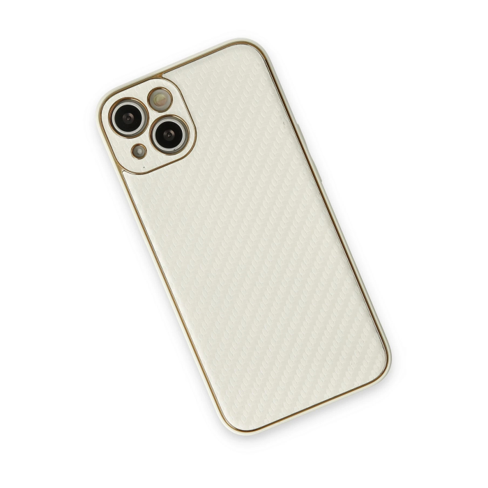 BFS  iPhone 13 Kılıf Coco Karbon Silikon - Beyaz