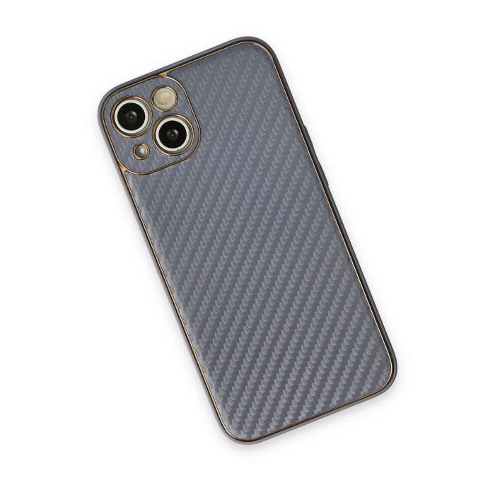 BFS  iPhone 13 Kılıf Coco Karbon Silikon - Gri