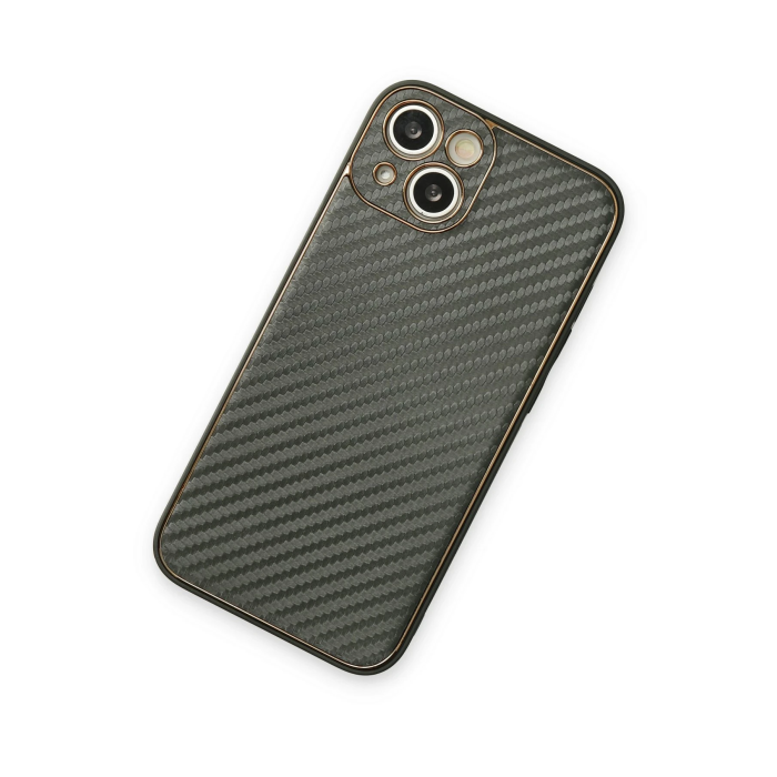 BFS  iPhone 13 Kılıf Coco Karbon Silikon - Füme