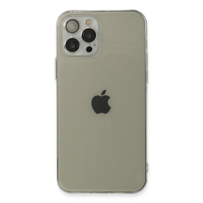 BFS  iPhone 12 Pro Kılıf Fly Lens Silikon - Şeffaf