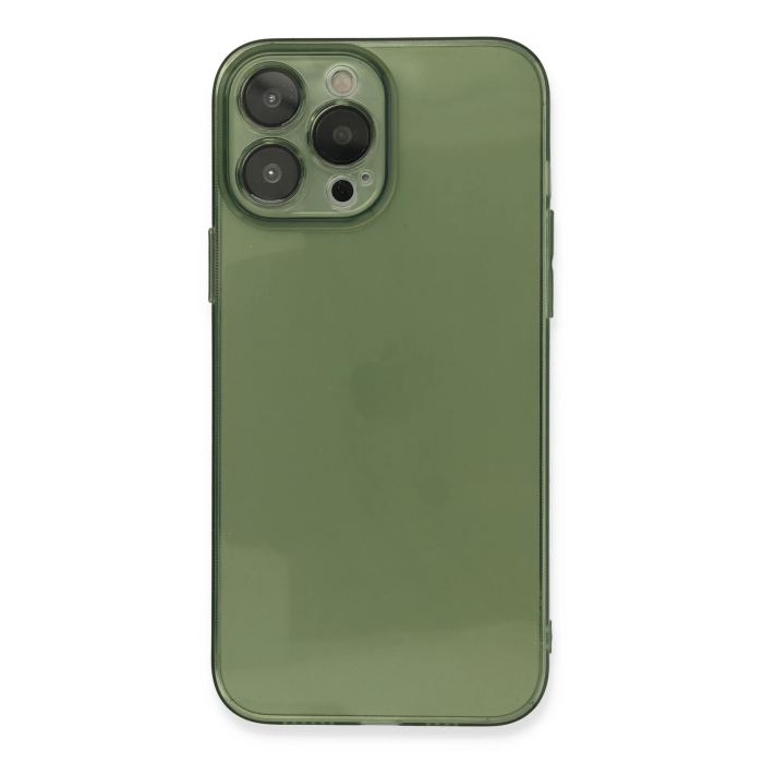 BFS  iPhone 13 Pro Kılıf Fly Lens Silikon - Yeşil