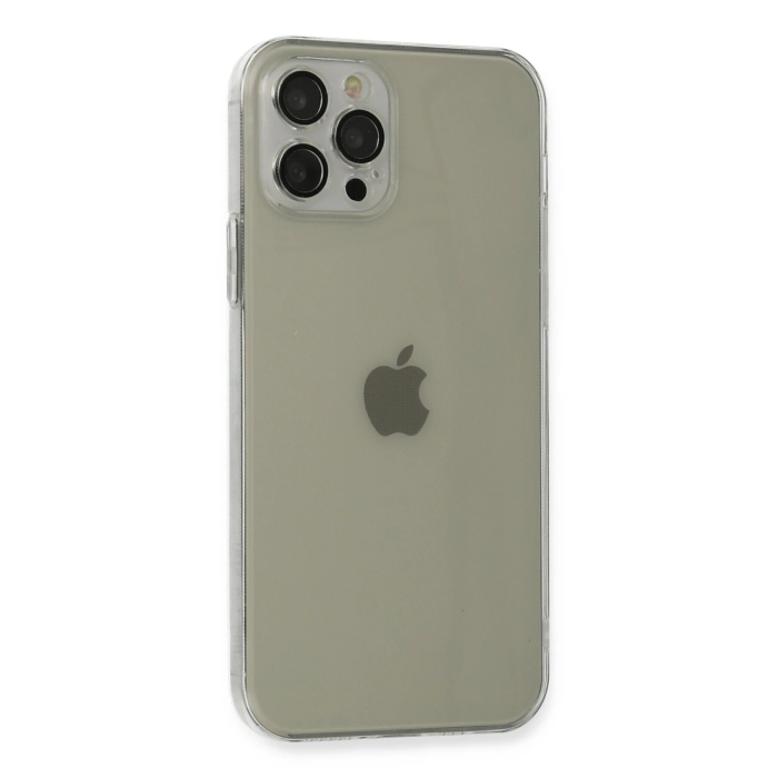 BFS  iPhone 12 Pro Max Kılıf Fly Lens Silikon - Şeffaf