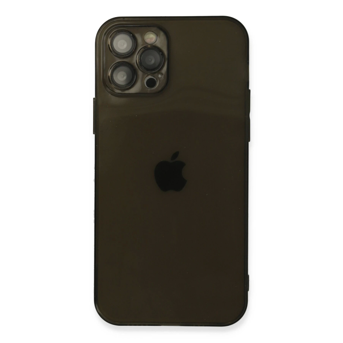 BFS  iPhone 12 Pro Max Kılıf Fly Lens Silikon - Siyah