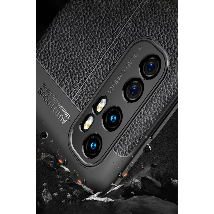 BFS  Xiaomi Mi Note 10 Lite Kılıf Auto Focus Kapak - Kırmızı