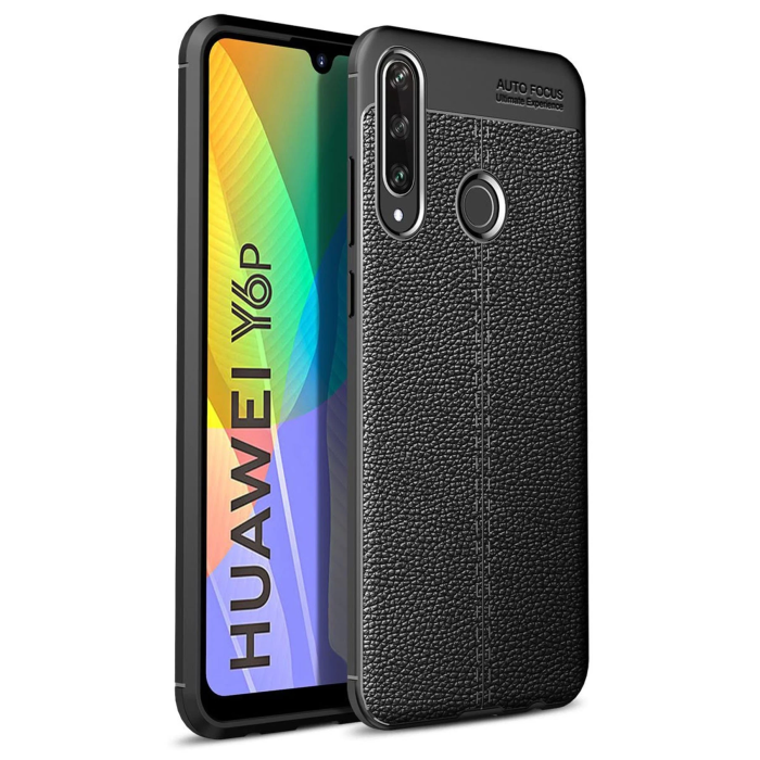 BFS  Huawei Y6P Kılıf Auto Focus Kapak - Siyah