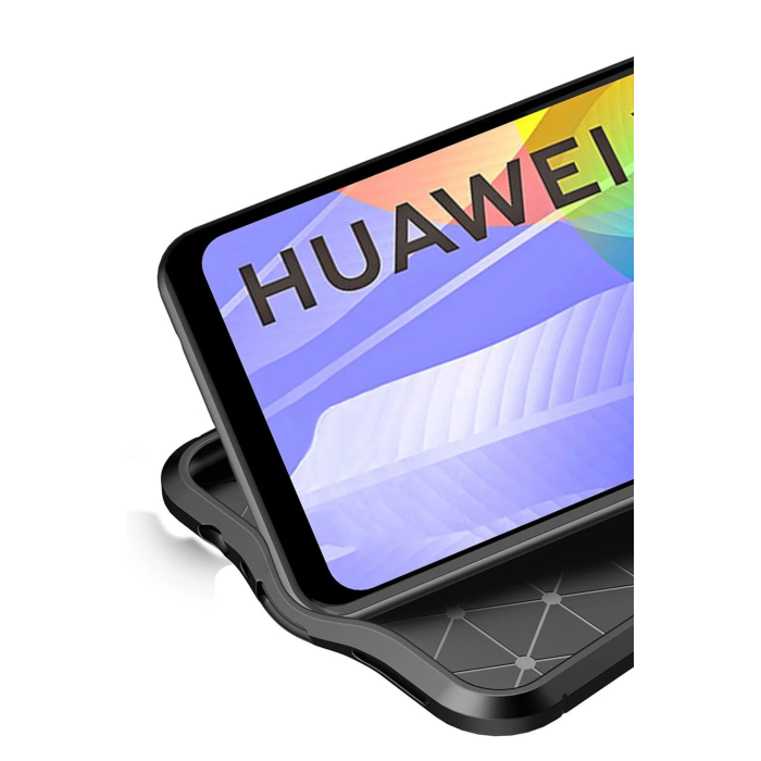 BFS  Huawei Y6P Kılıf Auto Focus Kapak - Kırmızı