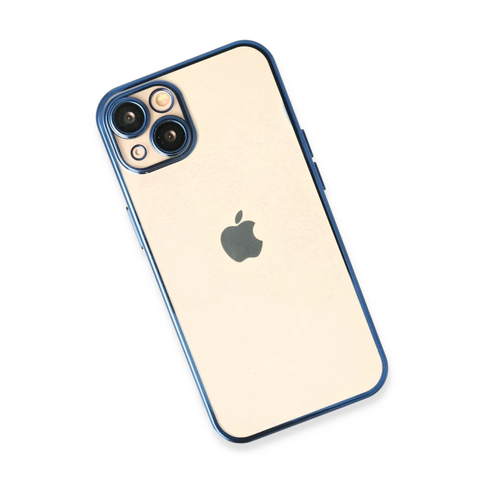 BFS  iPhone 13 Kılıf Razer Lensli Silikon - Açık Mavi