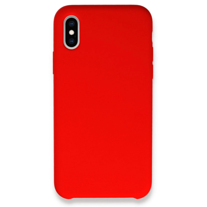 BFS  iPhone X Kılıf Lansman Legant Silikon - Kırmızı