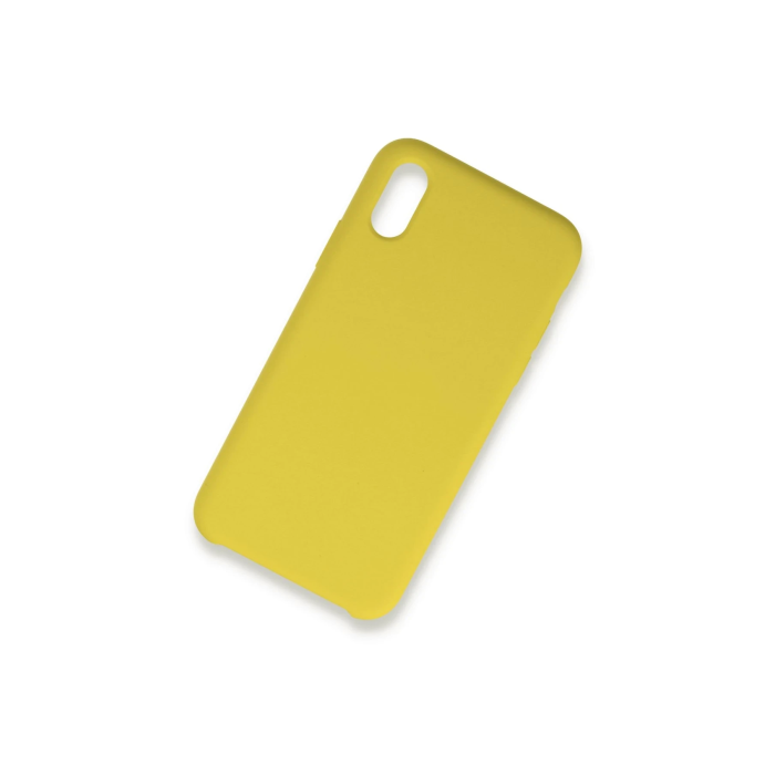 BFS  iPhone X Kılıf Lansman Legant Silikon - Sarı