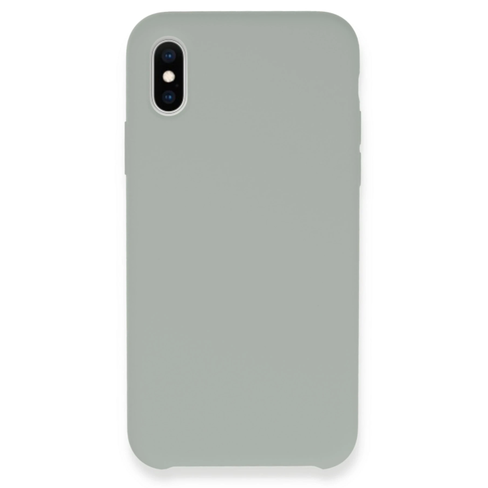 BFS  iPhone XS Kılıf Lansman Legant Silikon - Açık Gri