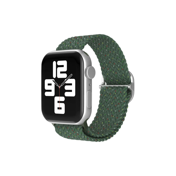 BFS  Apple Watch 38mm Star Kordon - Benekli Koyu Yeşil